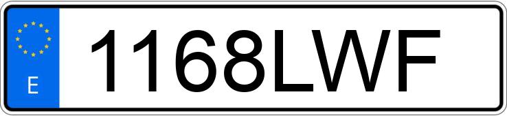 Numer rejestracyjny 1168LWF posiada MERCEDES ACTROS