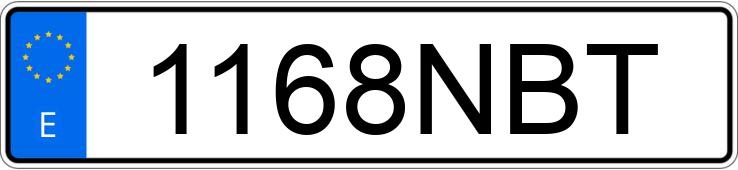 Numer rejestracyjny 1168NBT posiada AUDI RS Q8