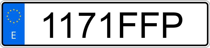 Numer rejestracyjny 1171FFP posiada BMW SERIE 3