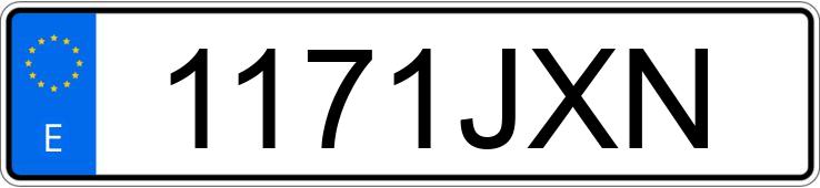 Numer rejestracyjny 1171JXN posiada BMW SERIE 5