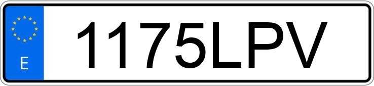 Numer rejestracyjny 1175LPV posiada KIA CEED