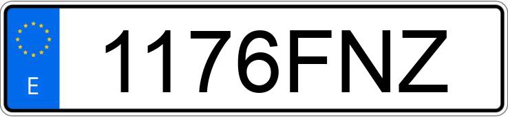 Numer rejestracyjny 1176FNZ posiada SUZUKI GRAND VITARA