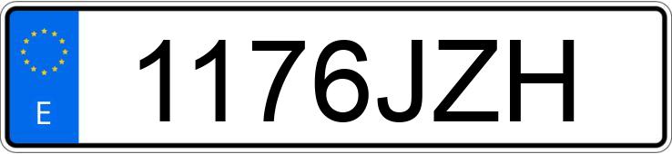 Numer rejestracyjny 1176JZH posiada PORSCHE MACAN