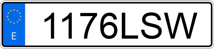 Numer rejestracyjny 1176LSW posiada RENAULT MEGANE