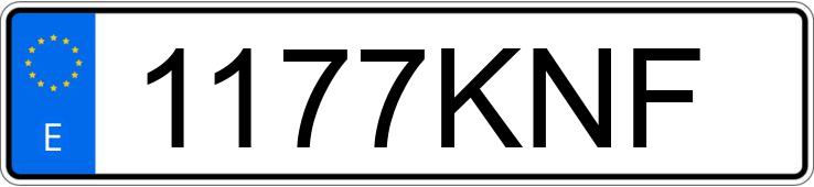 Numer rejestracyjny 1177KNF posiada NISSAN QASHQAI Numer rejestracyjny 1177KNF posiada NISSAN QASHQAI