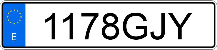 Numer rejestracyjny 1178GJY posiada LAND ROVER FREELANDER