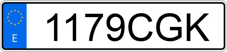 Numer rejestracyjny 1179CGK posiada PEUGEOT 307