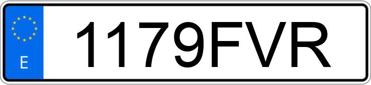 Numer rejestracyjny 1179FVR posiada OPEL ASTRA