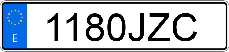 Numer rejestracyjny 1180JZC posiada DAF LF