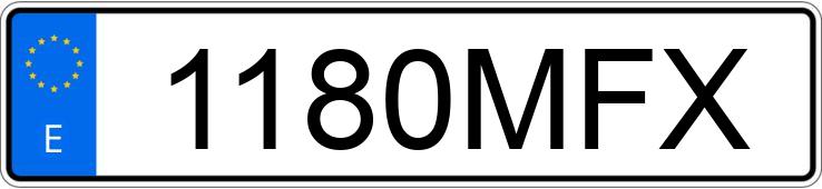 Pirat drogowy w pojeździe o numerach rejestracyjnych 1180MFX Pirat drogowy w pojeździe o numerach rejestracyjnych 1180MFX