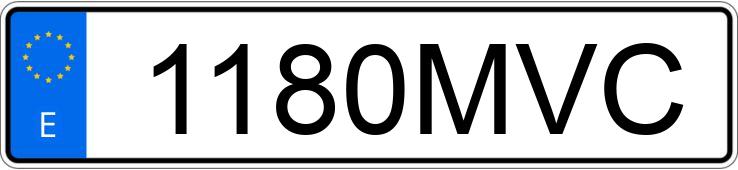 Numer rejestracyjny 1180MVC posiada MERCEDES EQE (295)