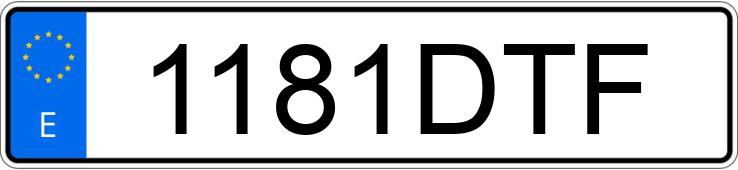 Numer rejestracyjny 1181DTF posiada LANCIA PHEDRA Numer rejestracyjny 1181DTF posiada LANCIA PHEDRA