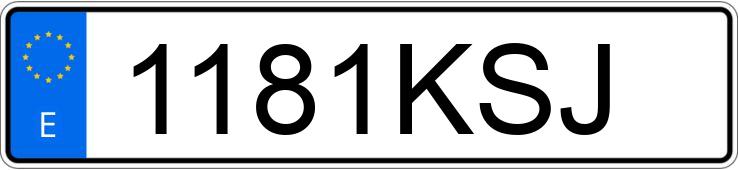 Numer rejestracyjny 1181KSJ posiada TOYOTA YARIS Numer rejestracyjny 1181KSJ posiada TOYOTA YARIS