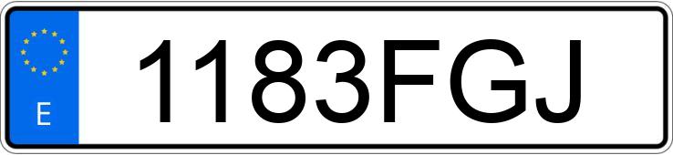 Numer rejestracyjny 1183FGJ posiada KIA RIO 1.4 EX I