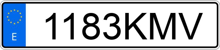 Numer rejestracyjny 1183KMV posiada SPY RACING F3 Numer rejestracyjny 1183KMV posiada SPY RACING F3