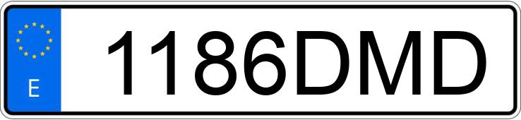 Numer rejestracyjny 1186DMD posiada BMW SERIE 3