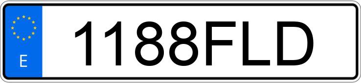 Numer rejestracyjny 1188FLD posiada RENAULT SCENIC