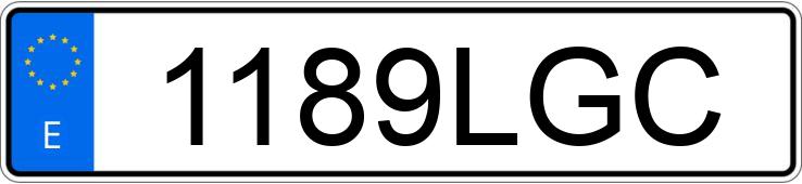 Registreringsnummeret 1189LGC har MERCEDES VITO Registreringsnummeret 1189LGC har MERCEDES VITO