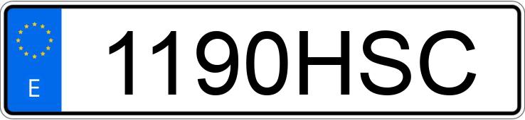 Numer rejestracyjny 1190HSC posiada NISSAN MICRA