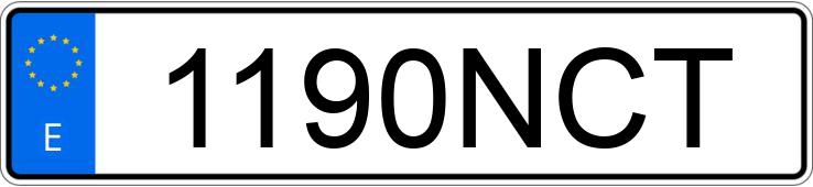 Numer rejestracyjny 1190NCT posiada VOLKSWAGEN GOLF Numer rejestracyjny 1190NCT posiada VOLKSWAGEN GOLF