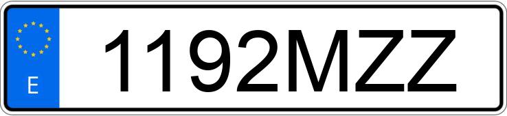 Numer rejestracyjny 1192MZZ posiada AUDI A3 SPORTBACK Numer rejestracyjny 1192MZZ posiada AUDI A3 SPORTBACK