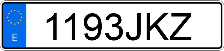 Numer rejestracyjny 1193JKZ posiada BMW SERIE 4