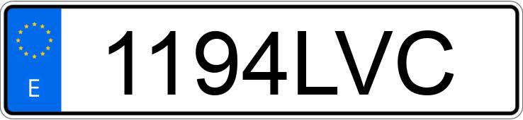 Numer rejestracyjny 1194LVC posiada MAZDA CX-3