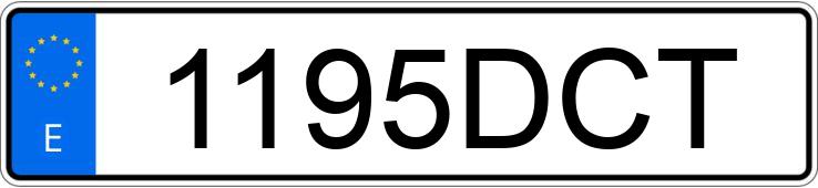 Numer rejestracyjny 1195DCT posiada BMW SERIE 5