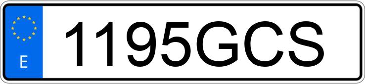Numer rejestracyjny 1195GCS posiada HONDA CBR 600