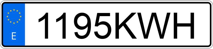 Numer rejestracyjny 1195KWH posiada MERCEDES C (204) Numer rejestracyjny 1195KWH posiada MERCEDES C (204)