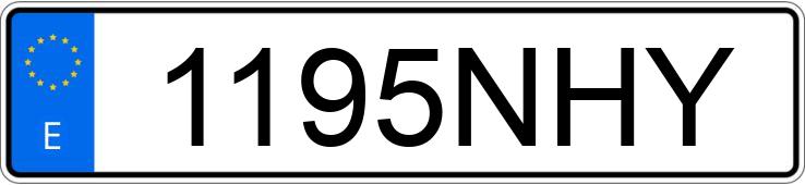 Numer rejestracyjny 1195NHY posiada ALFA ROMEO JUNIOR Numer rejestracyjny 1195NHY posiada ALFA ROMEO JUNIOR