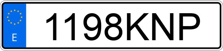 Numer rejestracyjny 1198KNP posiada RENAULT CAPTUR