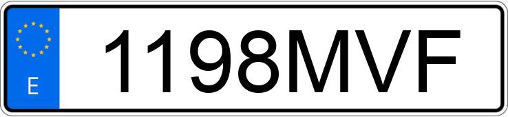 Numer rejestracyjny 1198MVF posiada SEAT LEON Numer rejestracyjny 1198MVF posiada SEAT LEON