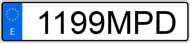 Numer rejestracyjny 1199MPD posiada MERCEDES VITO Numer rejestracyjny 1199MPD posiada MERCEDES VITO