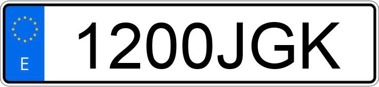 Numer rejestracyjny 1200JGK posiada SEAT LEON