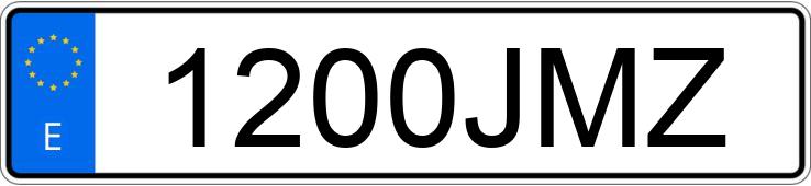 Numer rejestracyjny 1200JMZ posiada SCANIA SERIE P