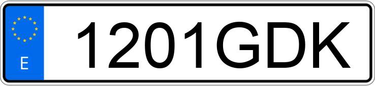 Numer rejestracyjny 1201GDK posiada VOLKSWAGEN PASSAT