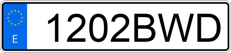 Numer rejestracyjny 1202BWD posiada PEUGEOT 307 Numer rejestracyjny 1202BWD posiada PEUGEOT 307