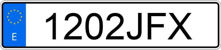 Numer rejestracyjny 1202JFX posiada RENAULT GRAND SCENIC