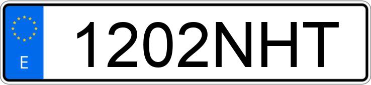 Numer rejestracyjny 1202NHT posiada PORSCHE MACAN