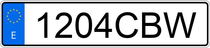 Numer rejestracyjny 1204CBW posiada SKODA FABIA Numer rejestracyjny 1204CBW posiada SKODA FABIA