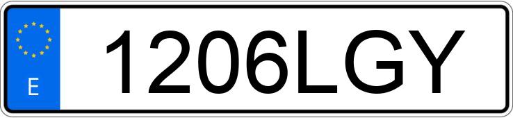 Numer rejestracyjny 1206LGY posiada AUDI Q7