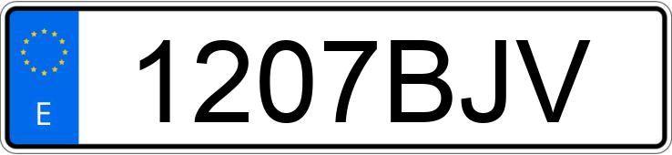 Numer rejestracyjny 1207BJV posiada HYUNDAI COUPE