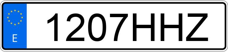 Numer rejestracyjny 1207HHZ posiada PEUGEOT 207 Numer rejestracyjny 1207HHZ posiada PEUGEOT 207