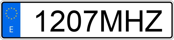 Numer rejestracyjny 1207MHZ posiada SKODA KAROQ Numer rejestracyjny 1207MHZ posiada SKODA KAROQ