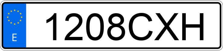 Numer rejestracyjny 1208CXH posiada BMW SERIE 3