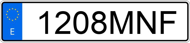 Numer rejestracyjny 1208MNF posiada TOYOTA LAND CRUISER