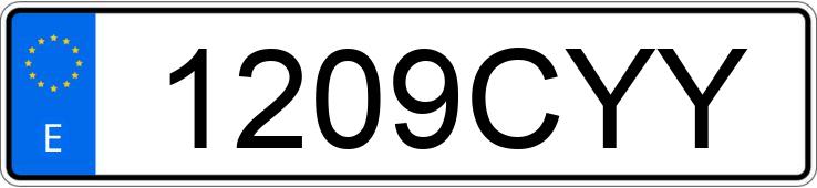Numer rejestracyjny 1209CYY posiada PEUGEOT 307