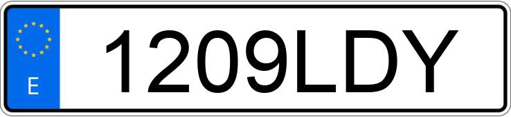 Numer rejestracyjny 1209LDY posiada SKODA KODIAQ