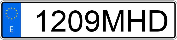 Numer rejestracyjny 1209MHD posiada VOLKSWAGEN TIGUAN